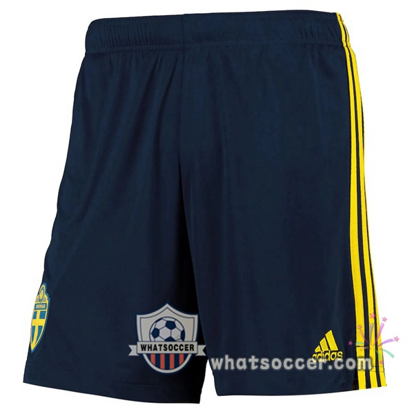 Sweden Away Soccer Shorts 2020-2021
