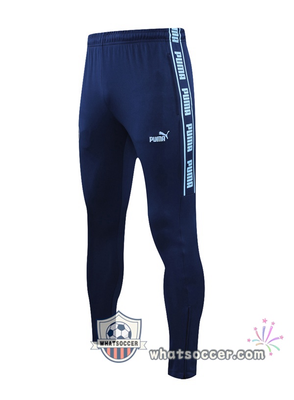 Training Polo Manchester City + Pants Blue Royal 2021-2022