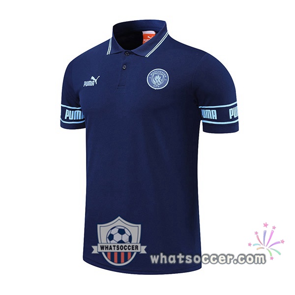 Training Polo Manchester City Blue Royal 2021-2022