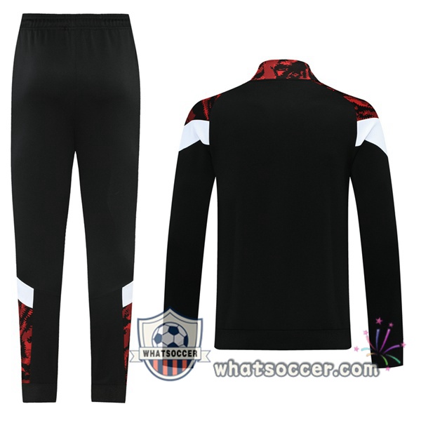 AC Milan Black Red Training Jacket 2021-2022