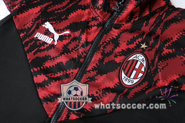 AC Milan Black Red Training Jacket 2021-2022