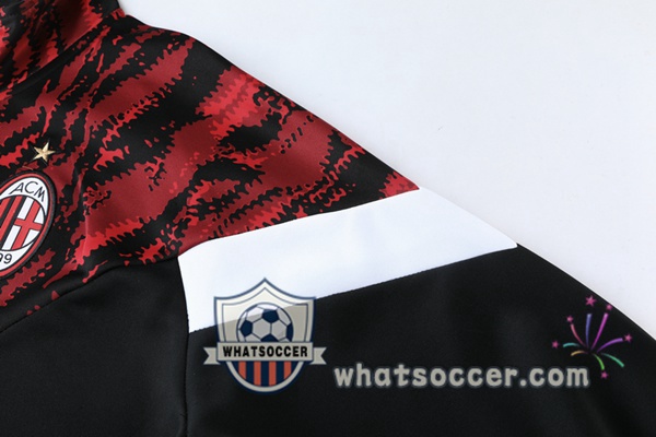 AC Milan Black Red Training Jacket 2021-2022