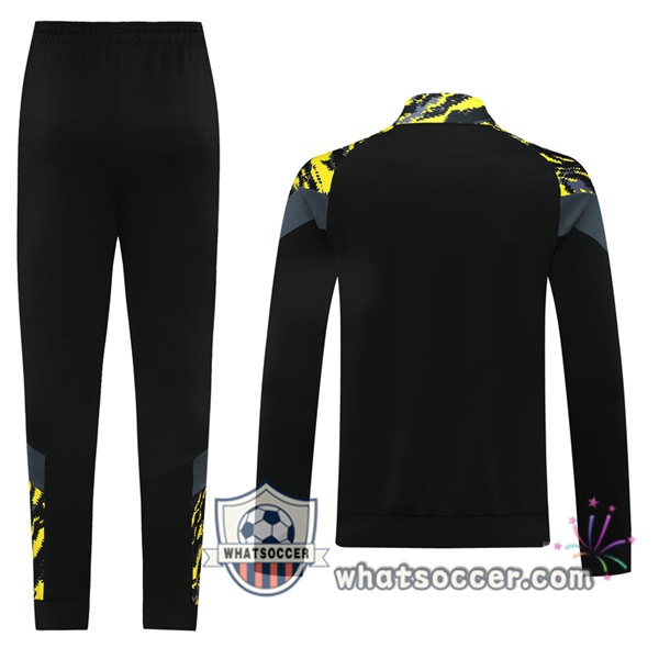 Dortmund BVB Yellow Black Training Jacket 2021-2022