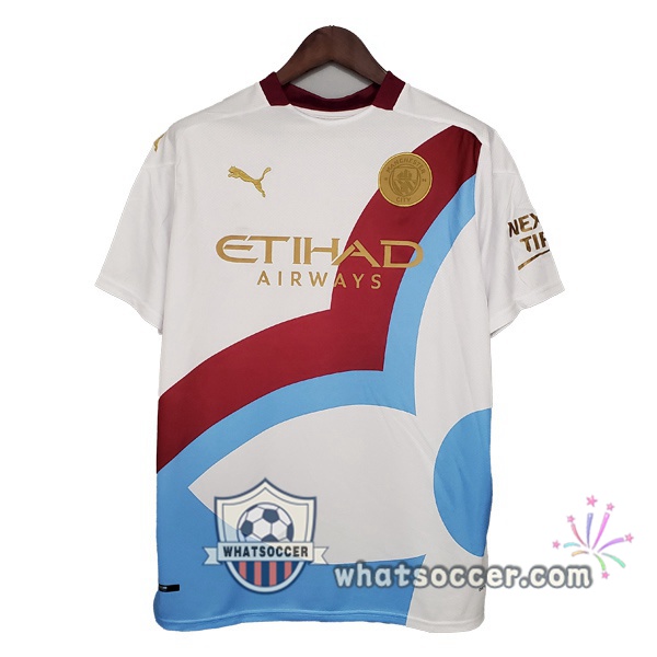 Manchester City White Training T-Shirts 2021-2022