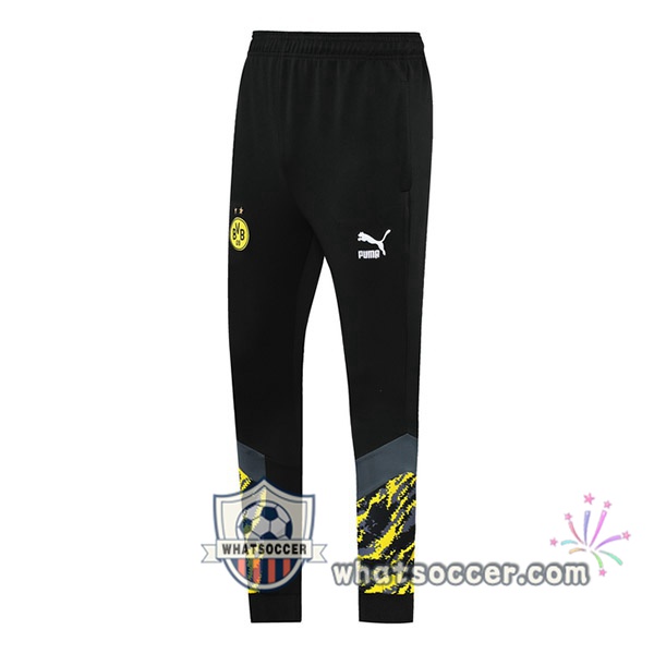 Dortmund BVB Black Yellow Soccer Pants 2020-2021
