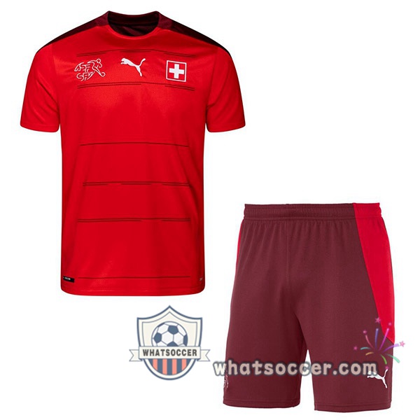 Switzerland Kids Home Soccer Jerseys 2020-2021