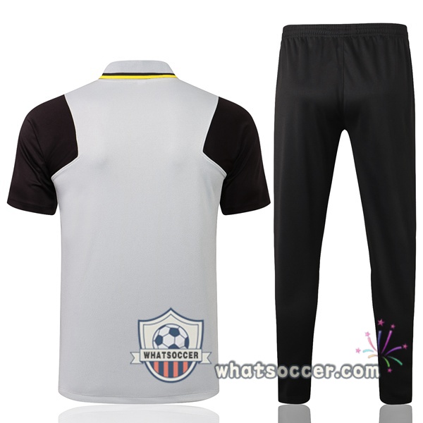 Training Polo FC Liverpool + Pants Gray Black 2021-2022