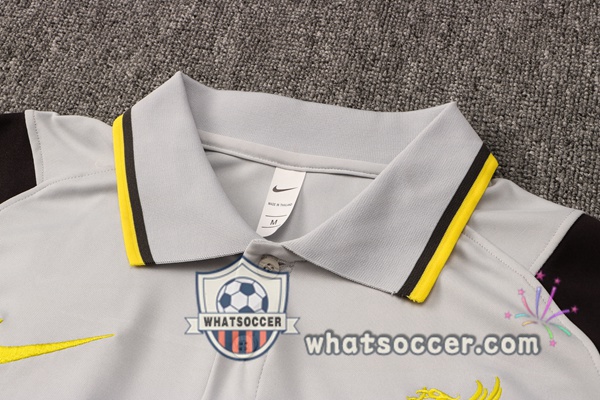 Training Polo FC Liverpool + Pants Gray Black 2021-2022