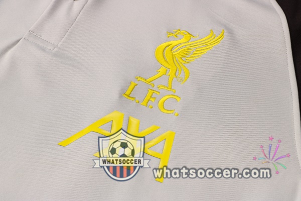 Training Polo FC Liverpool + Pants Gray Black 2021-2022