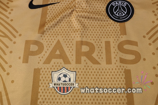 Training Polo Paris PSG + Pants Yellow 2021-2022