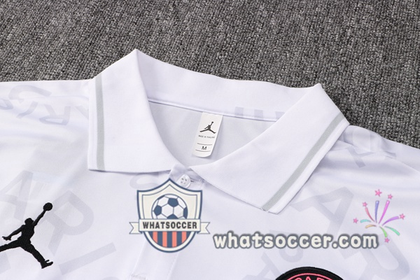 Training Polo Paris PSG + Pants White 2021-2022