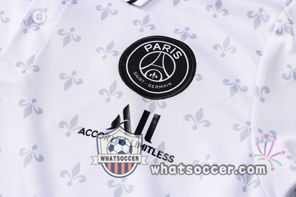 Training Polo Paris PSG + Pants White 2021-2022