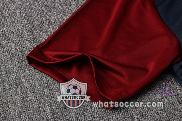 Training Polo FC Barcelona + Pants Blue Royal 2021-2022