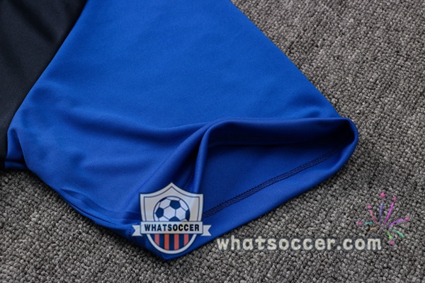 Training Polo FC Barcelona + Pants Blue Royal 2021-2022