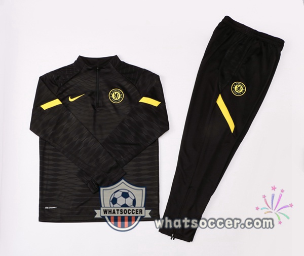 FC Chelsea Black Tracksuit 2021-2022