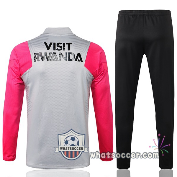Paris PSG Jordan Gray Rose Tracksuit 2021-2022