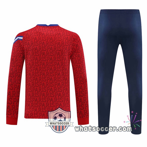 Paris PSG Red Tracksuit 2021-2022