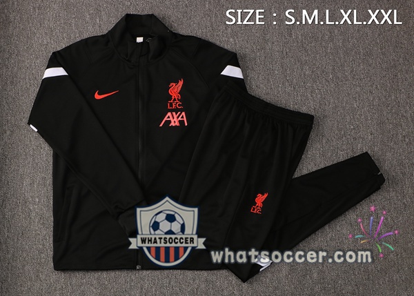FC Liverpool Black Training Jacket 2021-2022