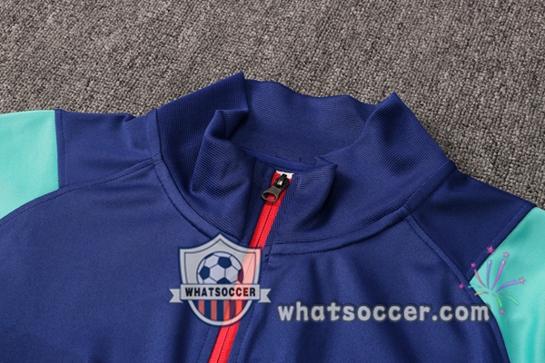 FC Barcelona Blue Green Training Jacket 2021-2022