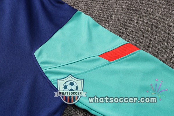 FC Barcelona Blue Green Training Jacket 2021-2022