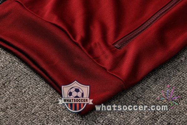 JORDAN Paris PSG Black Red Training Jacket 2021-2022