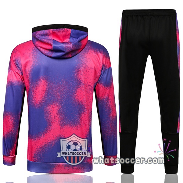 JORDAN Paris PSG Purple Hooded Jacket 2021-2022