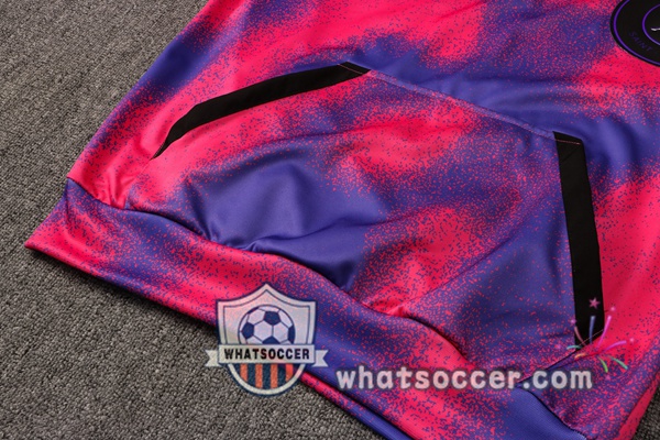 JORDAN Paris PSG Purple Hooded Jacket 2021-2022