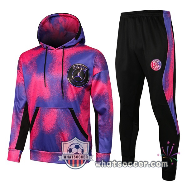 JORDAN Paris PSG Purple Hooded Jacket 2021-2022