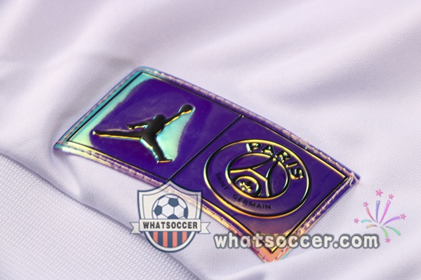 JORDAN Paris PSG White Purple Hooded Jacket 2021-2022