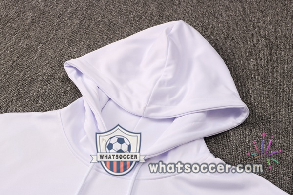 JORDAN Paris PSG White Purple Hooded Jacket 2021-2022