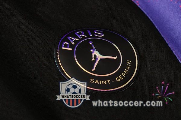 JORDAN Paris PSG White Purple Hooded Jacket 2021-2022