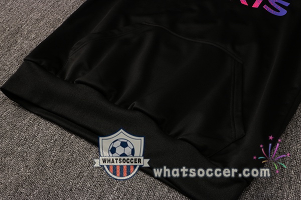 JORDAN Paris PSG Black Purple Hooded Jacket 2021-2022