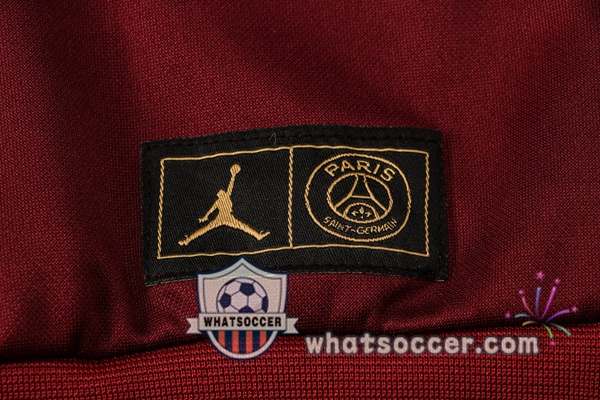 JORDAN Paris PSG Red Hooded Jacket 2021-2022