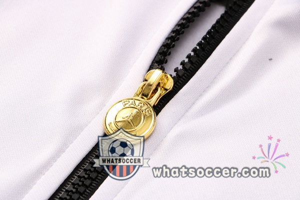 JORDAN Paris PSG White Purple Hooded Jacket 2021-2022