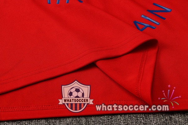 Paris PSG Jordan + Pants Red Training T-Shirt Suit 2021-2022