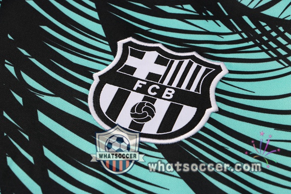 FC Barcelona + Pants Green Training T-Shirt Suit 2021-2022