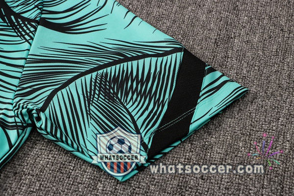 FC Barcelona + Pants Green Training T-Shirt Suit 2021-2022