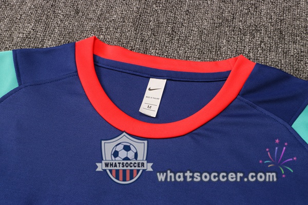 FC Barcelona + Pants Blue Training T-Shirt Suit 2021-2022