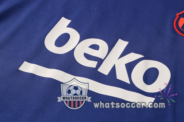 FC Barcelona + Pants Blue Training T-Shirt Suit 2021-2022