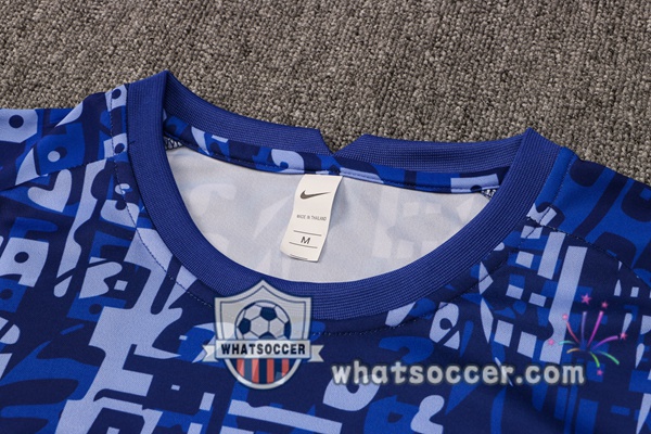 FC Chelsea + Pants Blue Training T-Shirt Suit 2021-2022