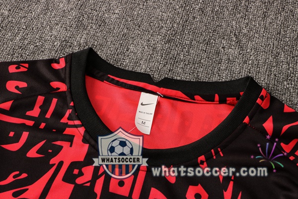 FC Liverpool + Pants Red Black Training T-Shirt Suit 2021-2022