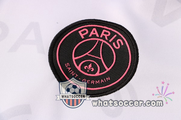 Paris PSG Jordan + Pants White Training T-Shirt Suit 2021-2022