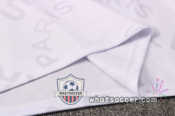 Paris PSG Jordan + Pants White Training T-Shirt Suit 2021-2022