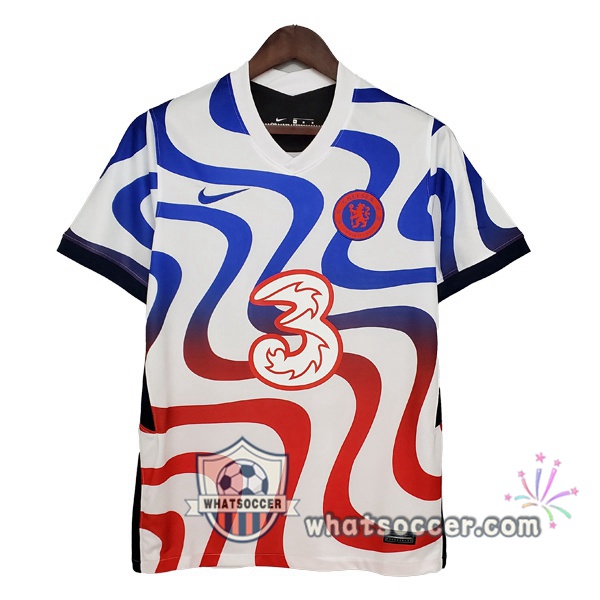 FC Chelsea Blue White Training T-Shirts 2021-2022
