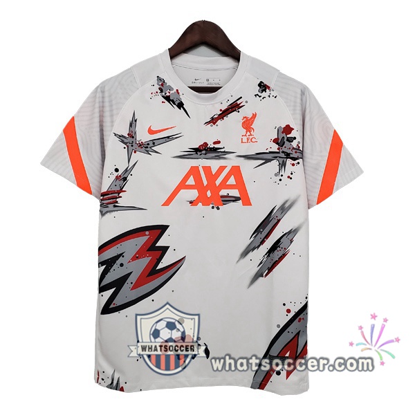 FC Liverpool White Training T-Shirts 2021-2022