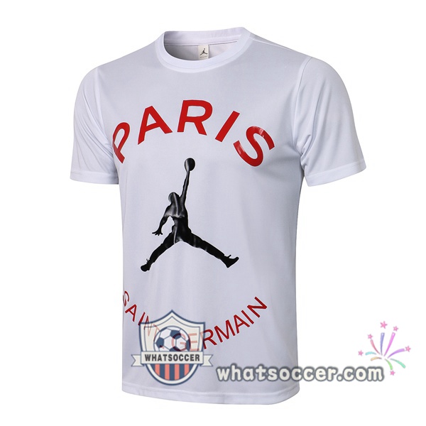 Paris PSG Jordan White Training T-Shirts 2021-2022