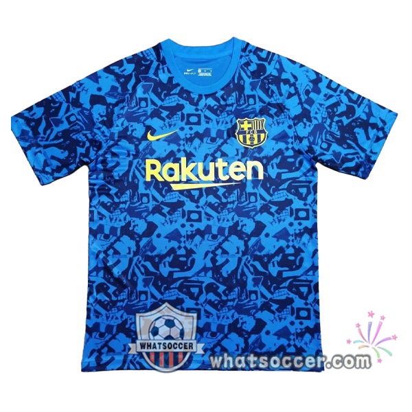 FC Barcelona Blue Training T-Shirts 2021-2022