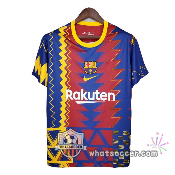 FC Barcelona Blue Red Training T-Shirts 2021-2022