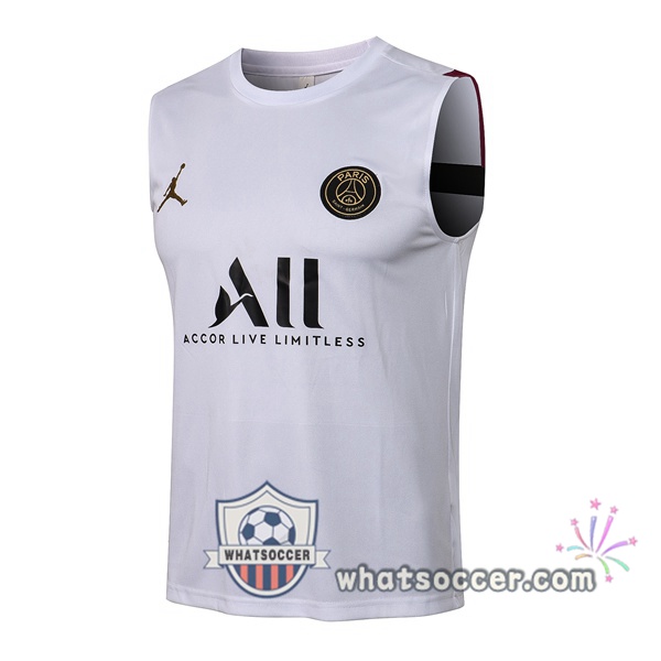 Paris PSG Shorts White Soccer Vest 2021-2022
