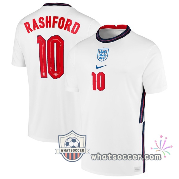 England (RASHFORD 10) Home Soccer Jerseys 2020-2021